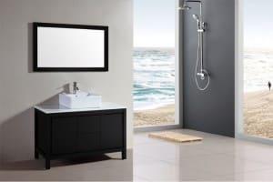 ubath cabinentry and bath with vanity