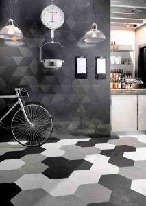 Artistic Tile porcelain mixed tiles hex