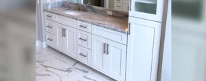 Match Your Bathroom Vanity to Bathroom Tile